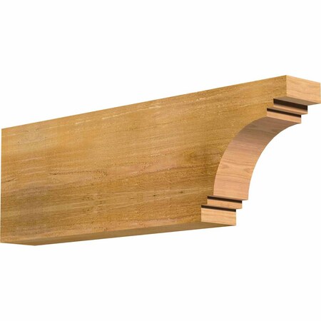 Ekena Millwork Pescadero Rough Sawn Rafter Tail, Western Red Cedar, 4"W x 10"H x 32"L RFT04X10X32PEC00RWR